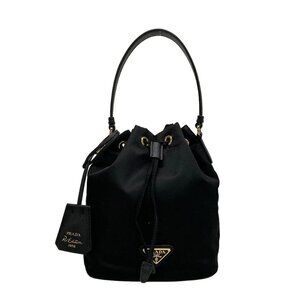 Auth PRADA Re-Edition 1978 Re-Nylon Mini Bag 1BE067 Black Recycled Polyamide -